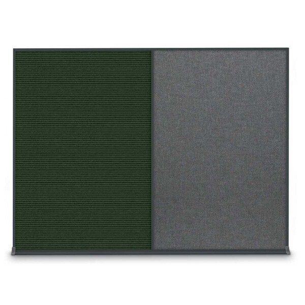 Double Door Radius Plus Corkboard, 48"X